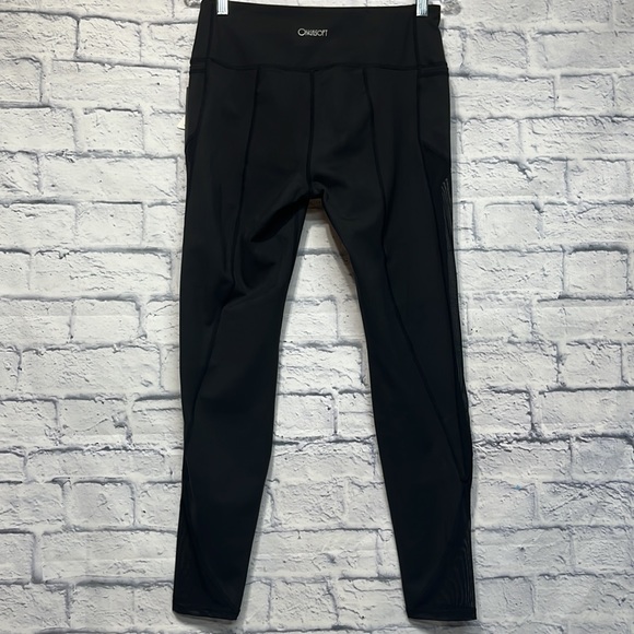 NWT-ONGASOFT High Waisted Yoga Pants for Women Running Workout Mesh Leggings. - Picture 11 of 11